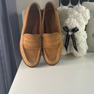 Sperry Tan Suede Loafers Women’s